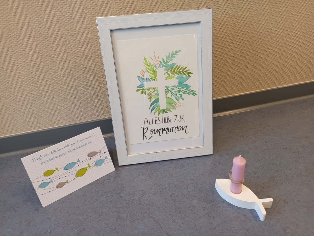 Poster Bild der Spende Spende der Kommunionkinder