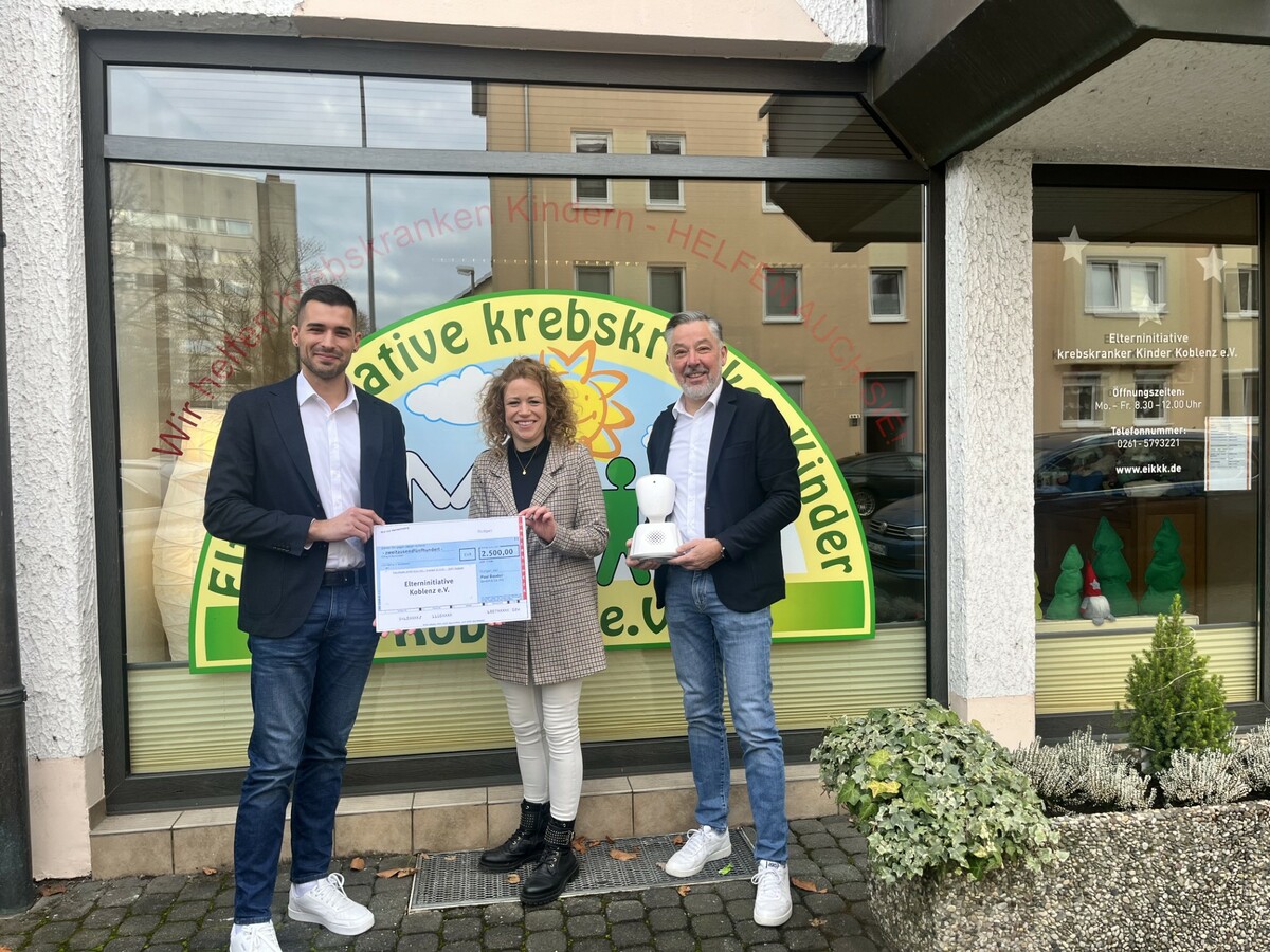 Poster Bild der Spende Bauder spendet 2.500 €