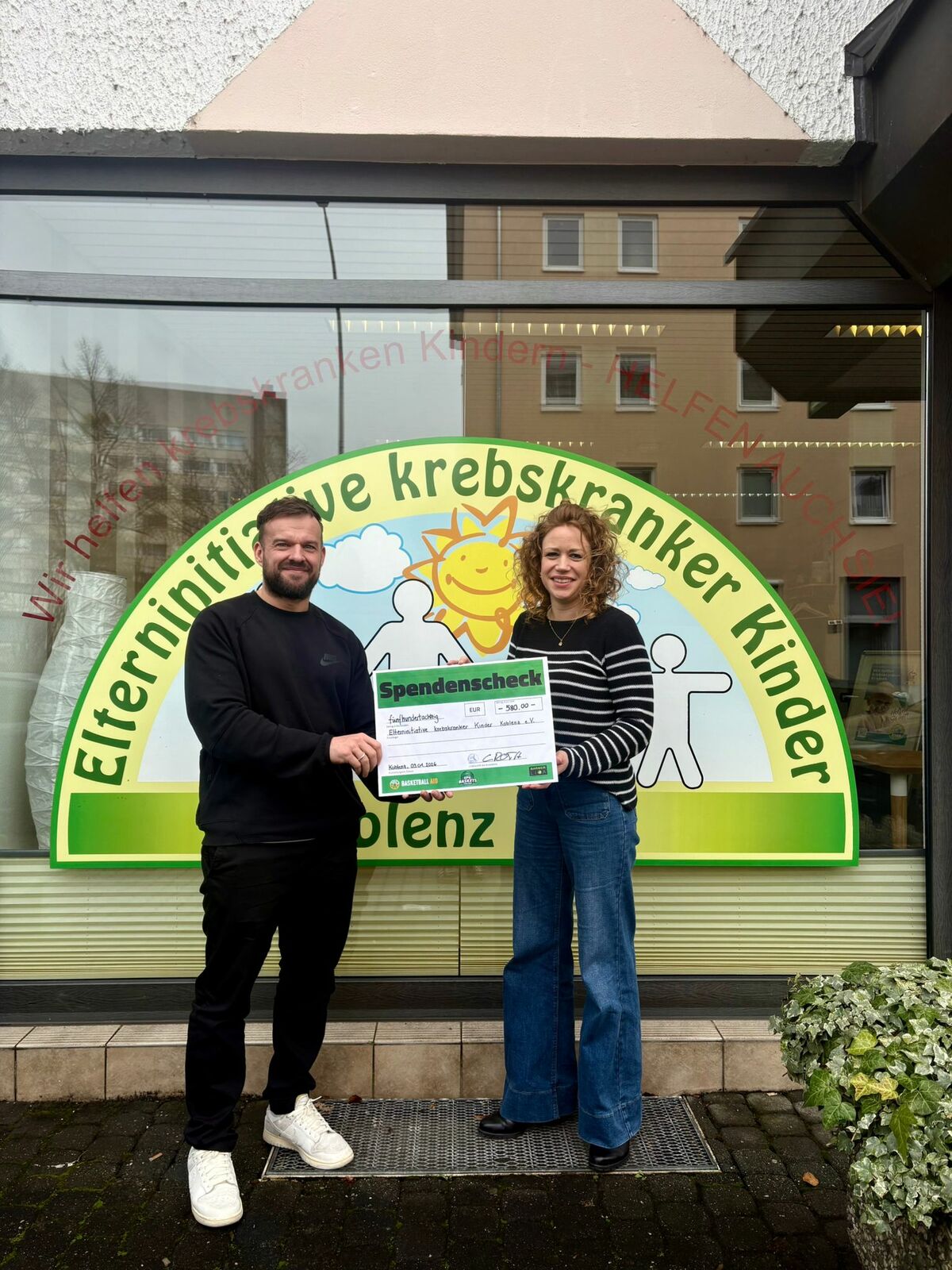 Poster Bild der Spende Charity Spieltag der EPG Baskets 