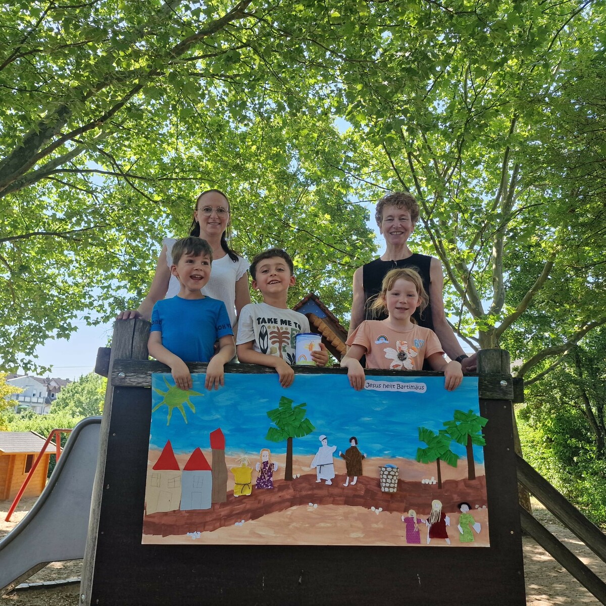 Poster Bild der Spende Kinder helfen Kindern: 300 € für unsere Elterninitiative