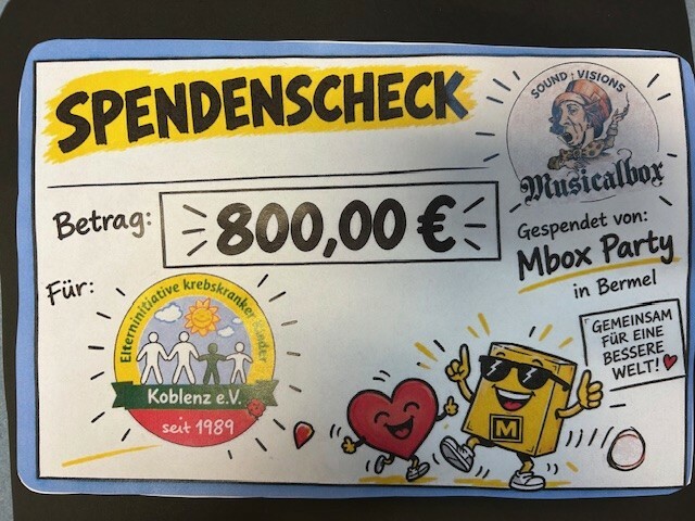 Bild 1 der Spende Gute Musik und Spenden für eine gute Sache