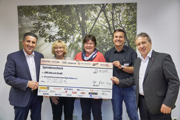 Erste Charity-Veranstaltug der AWR Abbruch GmbH